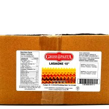 Grisspasta Lasagna 10inch pastas