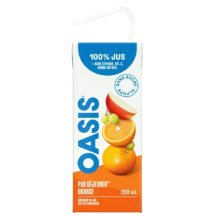Oasis Jus d'orange mélangé pur déjeuner
