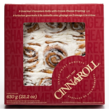 Cinnaroll Brioches cannelle et glaçage from crème surgelé