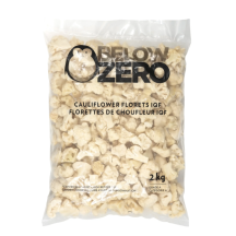 Below Zero Frozen cauliflower florets IQF