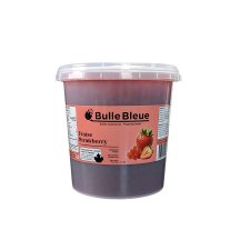 Bulle Bleue Bulles fusion à la fraise