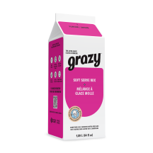 Grazy/Séva Vanilla soft oat-based mango ice cream
