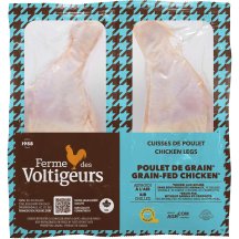 Ferme des Voltigeurs Cuisse sans dos de poulet de grain [env.0.5kg]