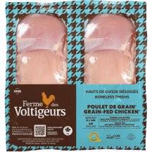 Ferme des Voltigeurs Haut de cuisse désossée de poulet de grain [env.700g]