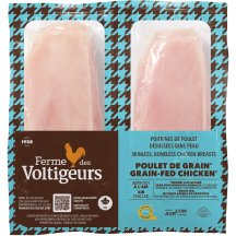 Ferme des Voltigeurs Poitrine de poulet désossée de grain