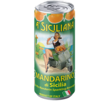 A'Siciliana Boisson pétillante mandarine de Sicile [can+dep]