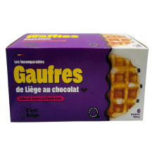 C'est Belge Frozen chocolate Liège waffles