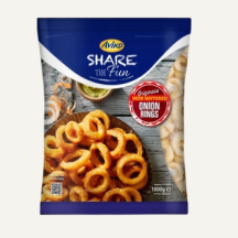 Aviko Frozen Originals beer battered onion rings