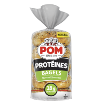 Pom Bagel 18g protein all dressed 1x5un