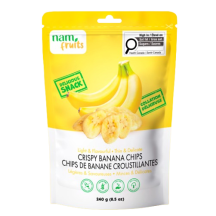 Nam Fruits Chips de banane croustillantes