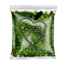 Alasko Jalapenos vert en dés 1/4 surgelés