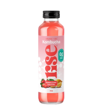 Rise Sugar-free strawberry and lemon Kombucha [btl+dep]