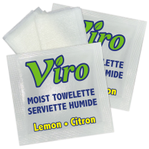 Viro Lemon scent moist towelette