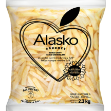 Alasko Frites coupe droite 3/8 extra croustillante surgelées