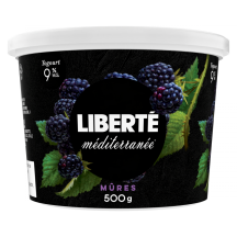 Liberté Blackberry mediterranean yogourt 9%