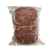 Aubut Frozen lean ground beef patties
