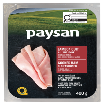 Paysan Jambon cuit tranché mince