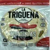 La Triguena 8 gluten-free chipotle corn tortilla″
