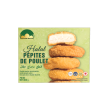 TA'AAM HALAL Pépites de poulet Halal cuites, panées surg