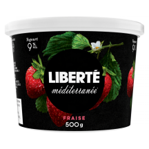 Liberté Yogourt 9% à la fraise méditerranée