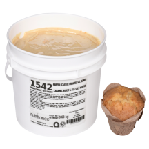 Nutrifrance Frozen caramel burst and sea salt muffin mix