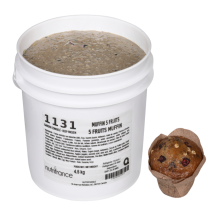 Nutrifrance Frozen 5 fruits muffin mix