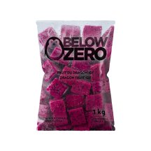 Below Zero Frozen IQF dice dragon fruit