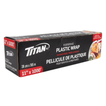 Titan Pellicule de plastique 11po boite