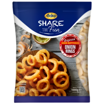 Aviko Frozen Originals beer battered onion rings