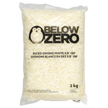 Below Zero Oignons en cubes IQF surgelé