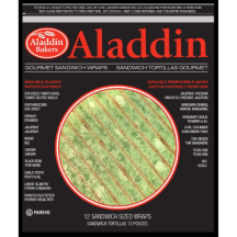 Aladdin Spinach tortilla 12in