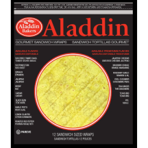 Aladdin Tortillas 12po à la coriandre et au citron