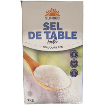 Sunbec Sel de table
