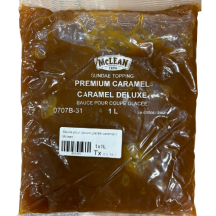 Mclean Premium caramel sauce for ice cream desserts