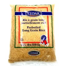 Cedar Parboiled long grain rice Cedar Parboiled long grain rice