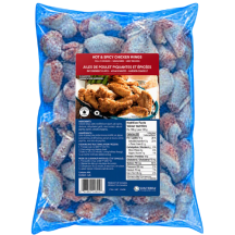 Reuven Ailes de poulet piquantes et épicées cuites surgelées