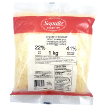 Saputo Light grated angel hair parmesan cheese