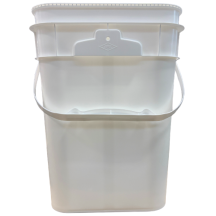 IEL 1530 Contenant 15.3L carré blanc