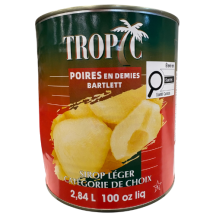 Tropic half pear bartlett