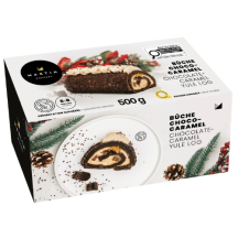 Martin Dessert Bûche choco-caramel surgelée