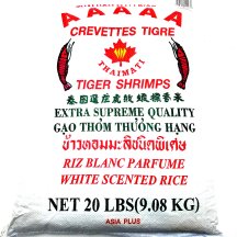 Tiger White shrimps scented rice Tiger White shrimps scented rice