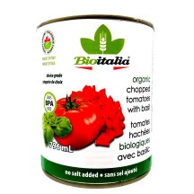 Bioitalia Tomates hachée avec basilIc biologique