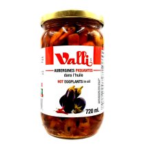Valli Hot eggplants in oil