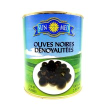 Sun Med Pitted black olives