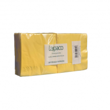 Lapaco Bright yellow cocktail napkin 2p