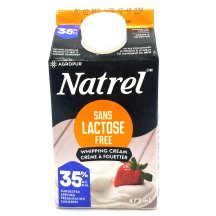Natrel Lactose free whipping cream 35%