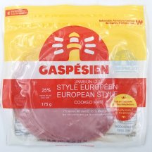 Gaspésien Sliced european style cooked ham