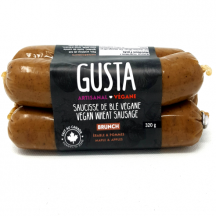 Gusta Vegan wheat sausage with apple and maple