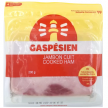 Gaspésien Sliced cooked ham
