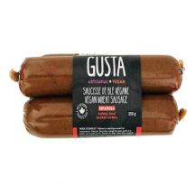 Gusta smoked paprika vegan wheat sausage